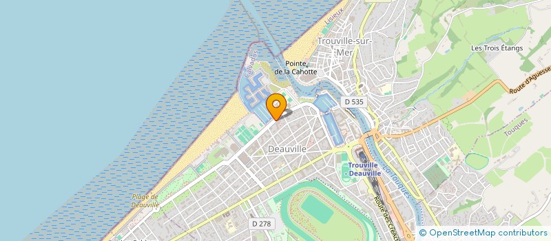 localisation de l'entreprise SYND COPRO CASTEL GUERMANTES  DEAUVILLE