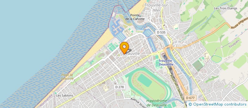 localisation de l'entreprise SYND COPRO CASTEL NORMAND  DEAUVILLE