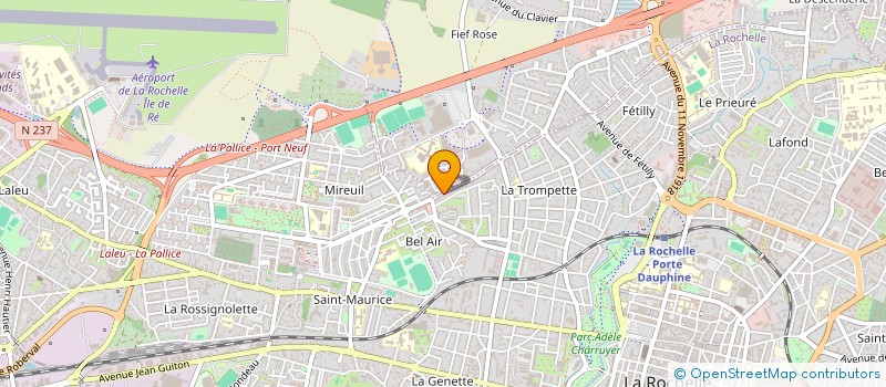 localisation de l'entreprise SYND COPRO CENTRE C MIREUIL EST  LA ROCHELLE