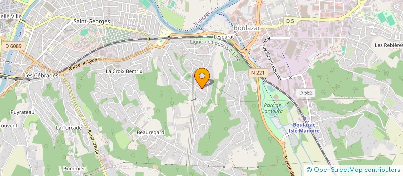 localisation de l'entreprise SYND COPRO CENTRE COMMERCIAL ROND POINT  BOULAZAC ISLE MANOIRE