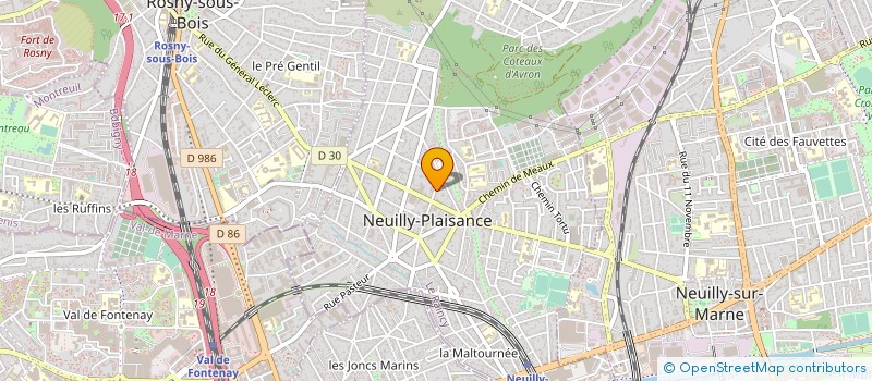 localisation de l'entreprise SYND COPRO CH DE GAULLE à NEUILLY-PLAISANCE