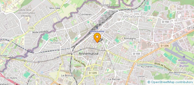 localisation de l'entreprise SYND COPRO CHABLAIS ASSE  ANNEMASSE