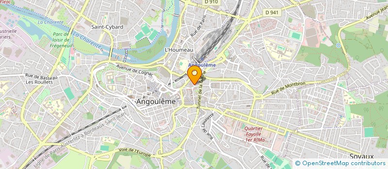 localisation de l'entreprise SYND COPRO CHAMP DE MARS à ANGOULEME