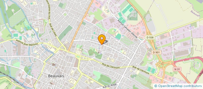 localisation de l'entreprise SYND COPRO CHAMPS DOLENTS  BEAUVAIS