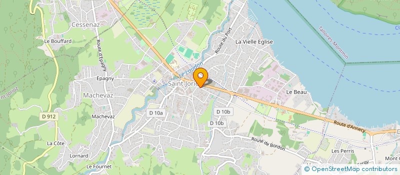 localisation de l'entreprise SYND COPRO CHARVIN 3  SAINT-JORIOZ