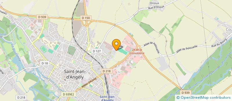 localisation de l'entreprise SYND COPRO CLOS DE SAINTONGE  SAINT-JEAN-D'ANGELY