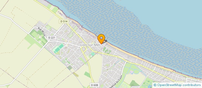 localisation de l'entreprise SYND COPRO COTE DE NACRE  LION-SUR-MER