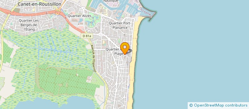 localisation de l'entreprise SYND COPRO CROIX DU SUD  CANET-EN-ROUSSILLON