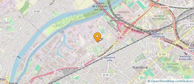 localisation de l'entreprise SYND COPRO CTRE CIAL CHEMIN DE L'ISLE  NANTERRE