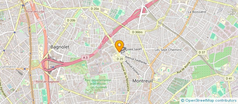 localisation de l'entreprise SYND COPRO CTRE CIAL TERMINAL 93 à MONTREUIL