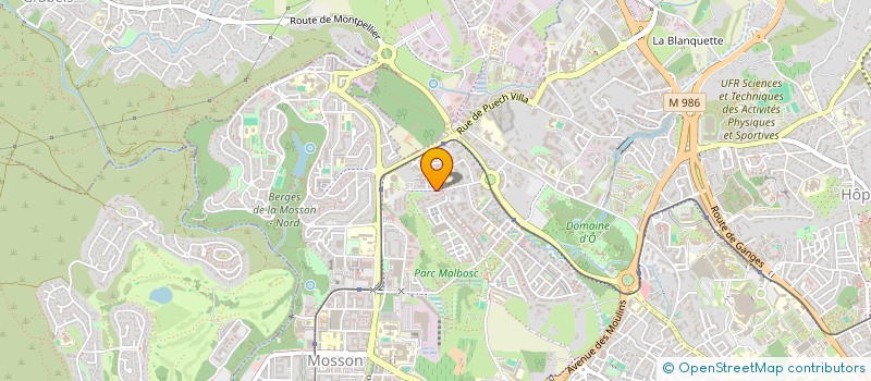 localisation de l'entreprise SYND COPRO DAUPHINE à MONTPELLIER