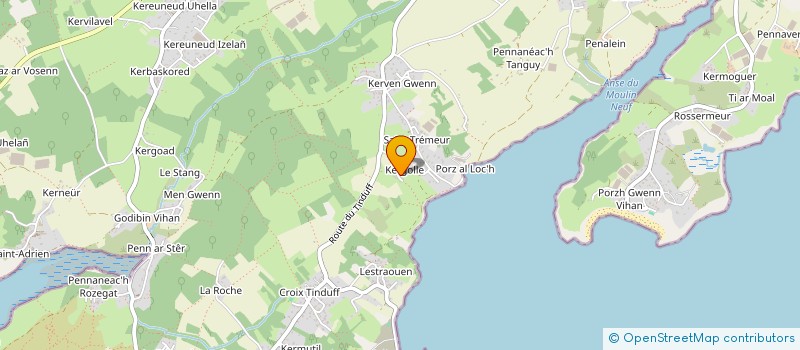 localisation de l'entreprise SYND COPRO DE LA RESIDENCE PARK BRAZ  PLOUGASTEL-DAOULAS