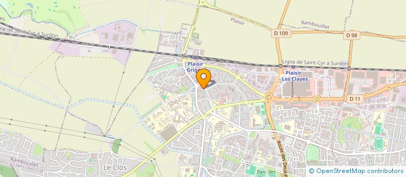 localisation de l'entreprise SYND COPRO DE LA RESIDENCE ST EXUPERY  PLAISIR