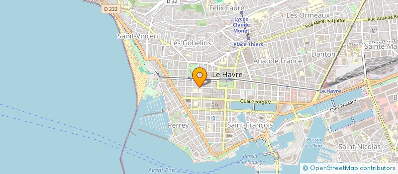 localisation de l'entreprise SYND COPRO DE LA RESIDENCE VICTOR HUGO à LE HAVRE