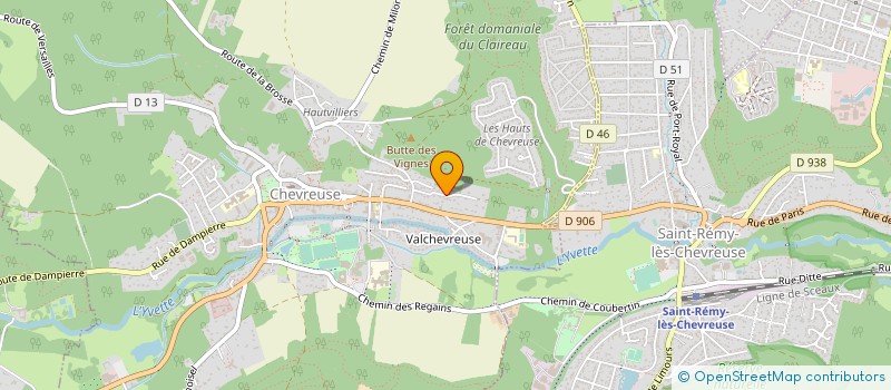 localisation de l'entreprise SYND COPRO DE LA ROUSTERIE  CHEVREUSE