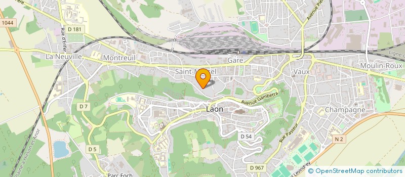 localisation de l'entreprise SYND COPRO DE ST MARCEL SOUS LAON à LAON