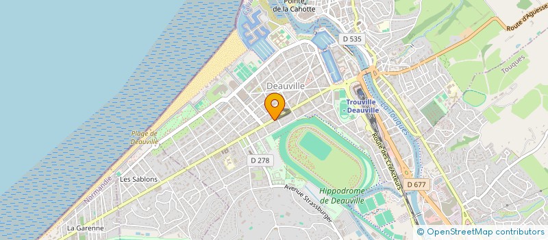 localisation de l'entreprise SYND COPRO DEAUVILLAISE  DEAUVILLE