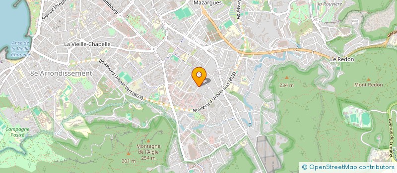localisation de l'entreprise SYND COPRO DEMEURES FONTECLAIR à MARSEILLE
