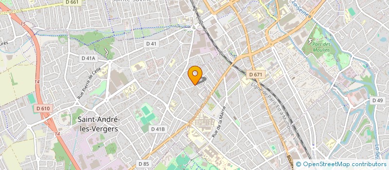 localisation de l'entreprise SYND COPRO DEMEURES MISSION DEUX  SAINT-ANDRE-LES-VERGERS