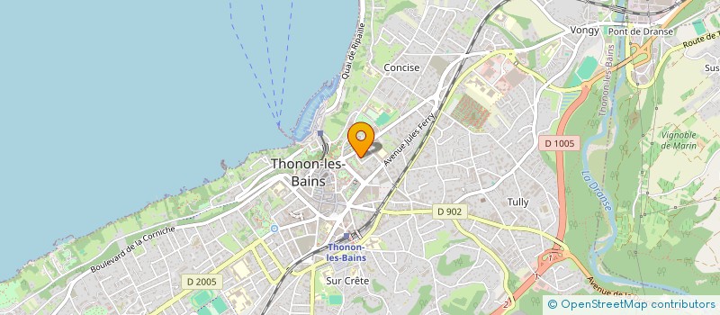localisation de l'entreprise SYND COPRO DES BLEUETS à THONON-LES-BAINS