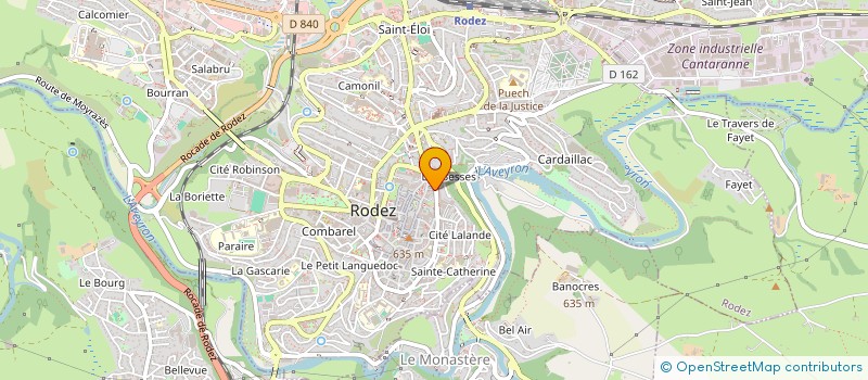 localisation de l'entreprise SYND COPRO DIGOT  RODEZ