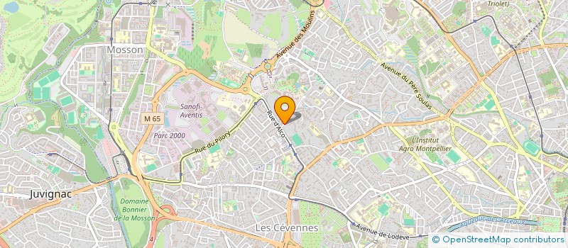 localisation de l'entreprise SYND COPRO DOMAINE DE BEL AIR à MONTPELLIER