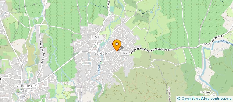 localisation de l'entreprise SYND COPRO DOMAINES DES ALBERES  SOREDE