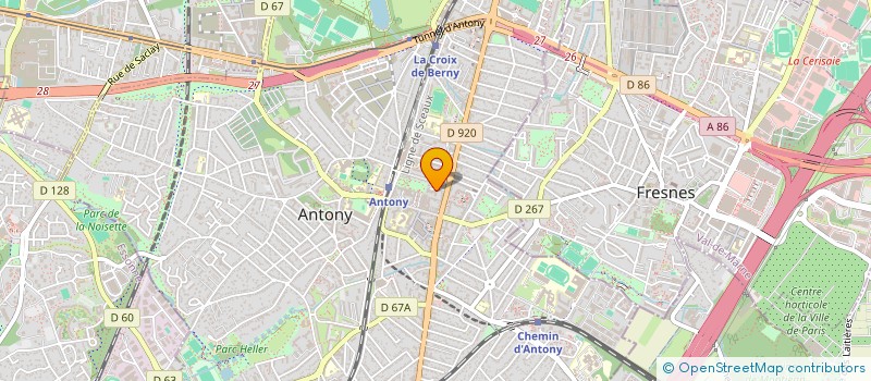 localisation de l'entreprise SYND COPRO DU 1-2-3-5-7 ALLEE ASTRIDA à ANTONY