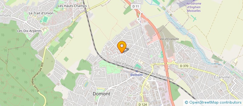 localisation de l'entreprise SYND COPRO DU 1 A 30 R DES LONGUES RAIES  DOMONT