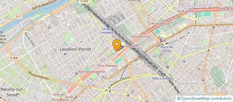 localisation de l'entreprise SYND COPRO DU 1 A 9 RUE VICTOR HUGO à LEVALLOIS-PERRET