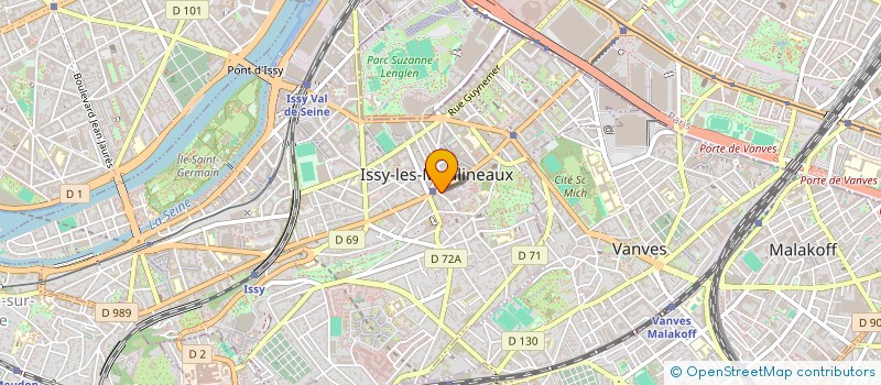 localisation de l'entreprise SYND COPRO DU 1 AV JEAN JAURES à ISSY-LES-MOULINEAUX