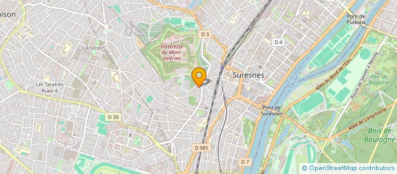 localisation de l'entreprise SYND COPRO DU 1 AVENUE DES LANDES à SURESNES