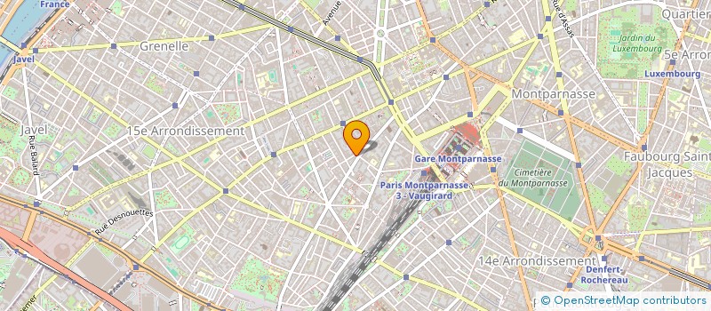 localisation de l'entreprise SYND COPRO DU 1 BIS RUE PLUMET  PARIS