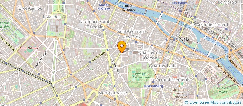 localisation de l'entreprise SYND COPRO DU 1 RUE CASSETTE  PARIS