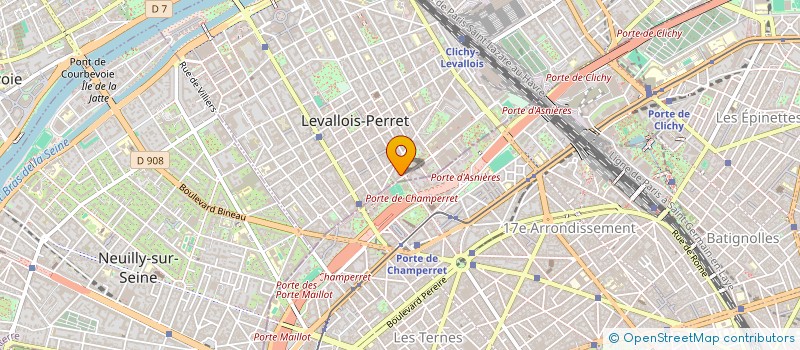 localisation de l'entreprise SYND COPRO DU 1 RUE DU PRESIDENT WILSON à LEVALLOIS PERRET