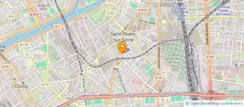localisation de l'entreprise SYND COPRO DU 1 VILLA CENDRIER à SAINT-OUEN-SUR-SEINE