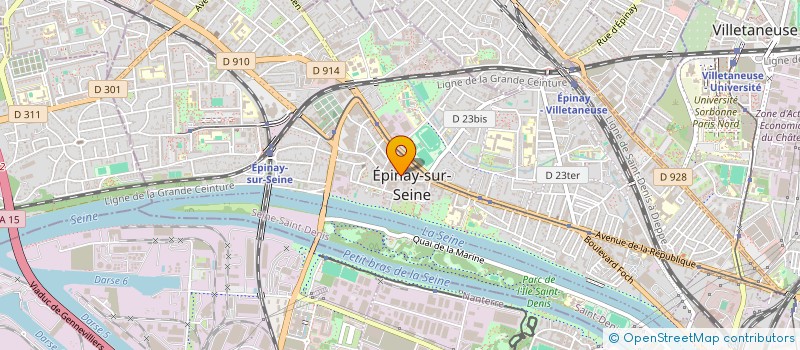localisation de l'entreprise SYND COPRO DU 10-12 RUE DE PARIS à EPINAY-SUR-SEINE