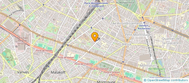 localisation de l'entreprise SYND COPRO DU 10 R PIERRE LAROUSSE  PARIS