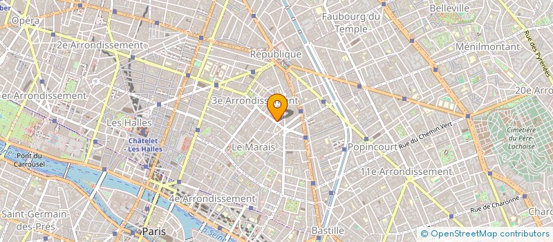 localisation de l'entreprise SYND COPRO DU 10 RUE DE BRETAGNE 75003  PARIS