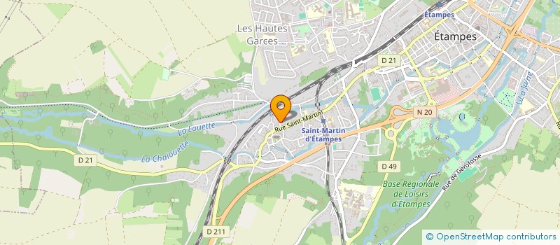 localisation de l'entreprise SYND COPRO DU 10 RUE DE CHAUFFOUR à ETAMPES