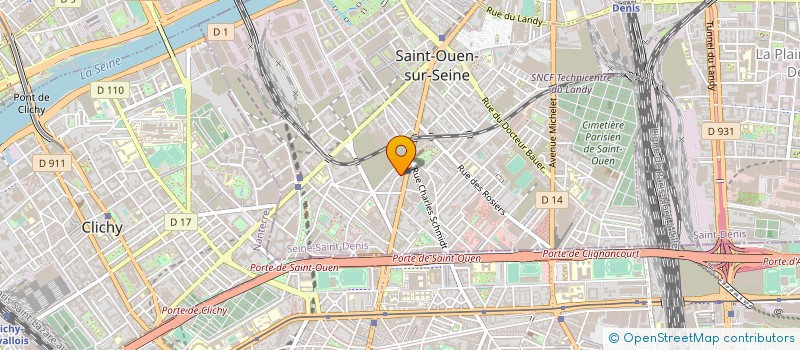 localisation de l'entreprise SYND COPRO DU 10 RUE GARIBALDI à SAINT-OUEN-SUR-SEINE
