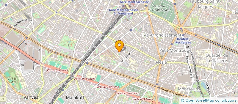 localisation de l'entreprise SYND COPRO DU 10 RUE JONQUOY  PARIS