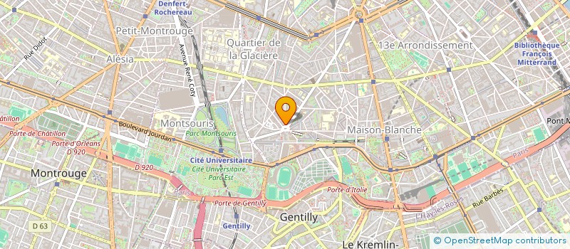 localisation de l'entreprise SYND COPRO DU 100 RUE BARRAULT  PARIS