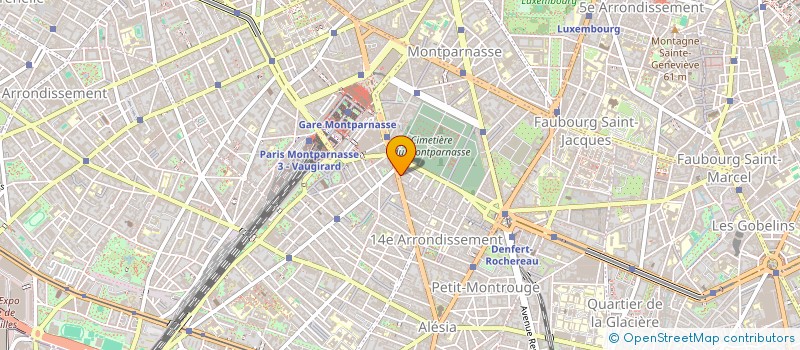 localisation de l'entreprise SYND COPRO DU 105 AV DU MAINE PARIS 14  PARIS