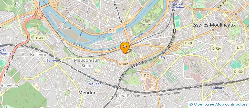 localisation de l'entreprise SYND COPRO DU 11 R DE MEUDON à ISSY-LES-MOULINEAUX