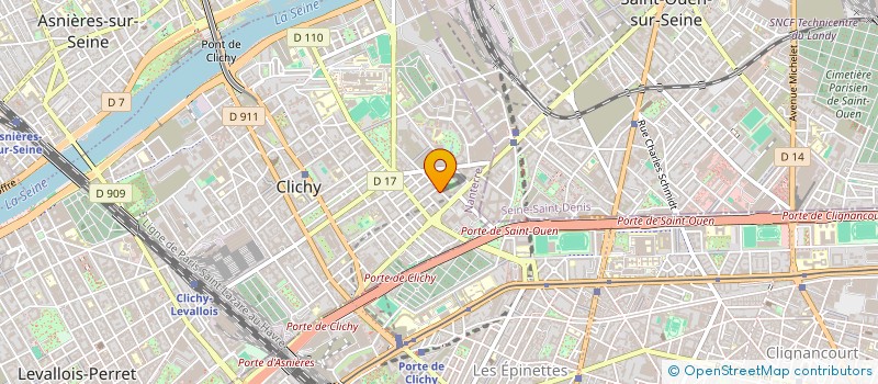 localisation de l'entreprise SYND COPRO DU 11 RUE DE BELFORT à CLICHY