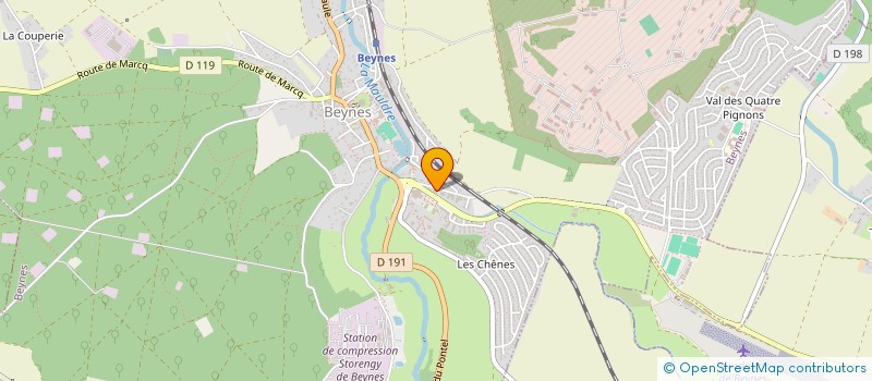 localisation de l'entreprise SYND COPRO DU 11 RUE DE FRILEUSE  BEYNES