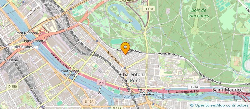 localisation de l'entreprise SYND COPRO DU 11 RUE ESTIENNE D'ORVES à CHARENTON-LE-PONT