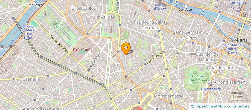 localisation de l'entreprise SYND COPRO DU 11 RUE MONSIEUR PARIS 7  PARIS