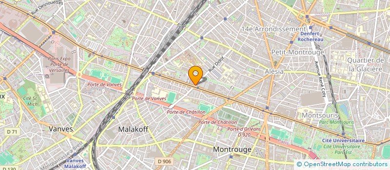 localisation de l'entreprise SYND COPRO DU 110 RUE DIDOT  PARIS